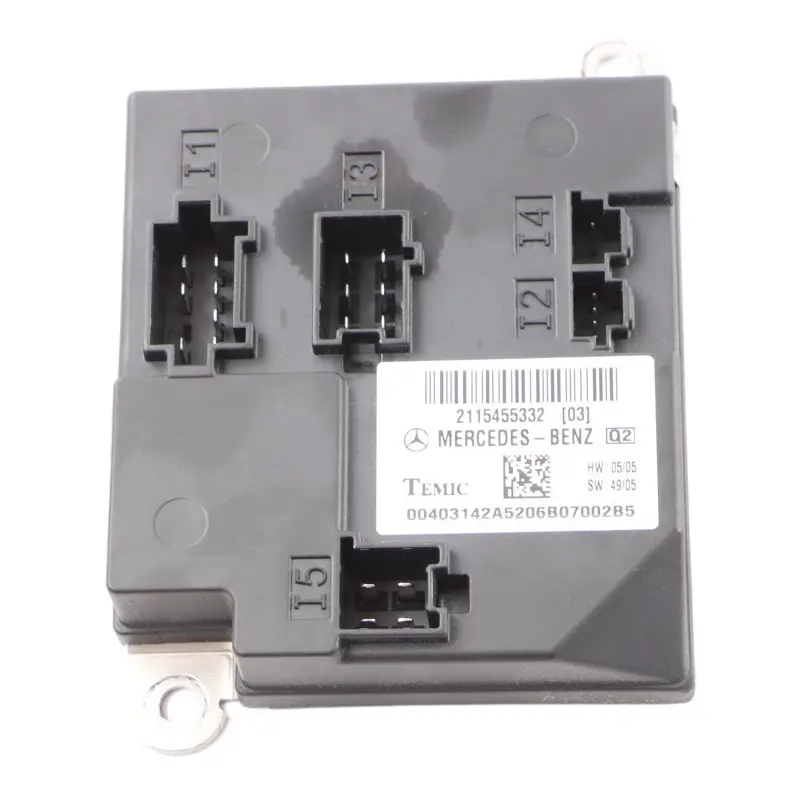 SAM Modul Komfortsteuergerät für Mercedes C219 mit Teilenummer A2115455332 Mercedes C219 SAM Modul Komfortsteuergerät - SKU A2115455332 - Teilenummer A2115455332