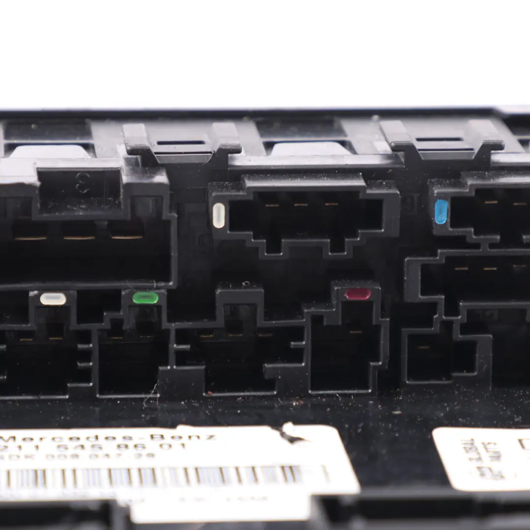  Caja de Fusibles Mercedes W211 CLS C219 Módulo SAM Trasero Relé Unidad Control - SKU A2115458601-1 - Número de pieza A2115458601