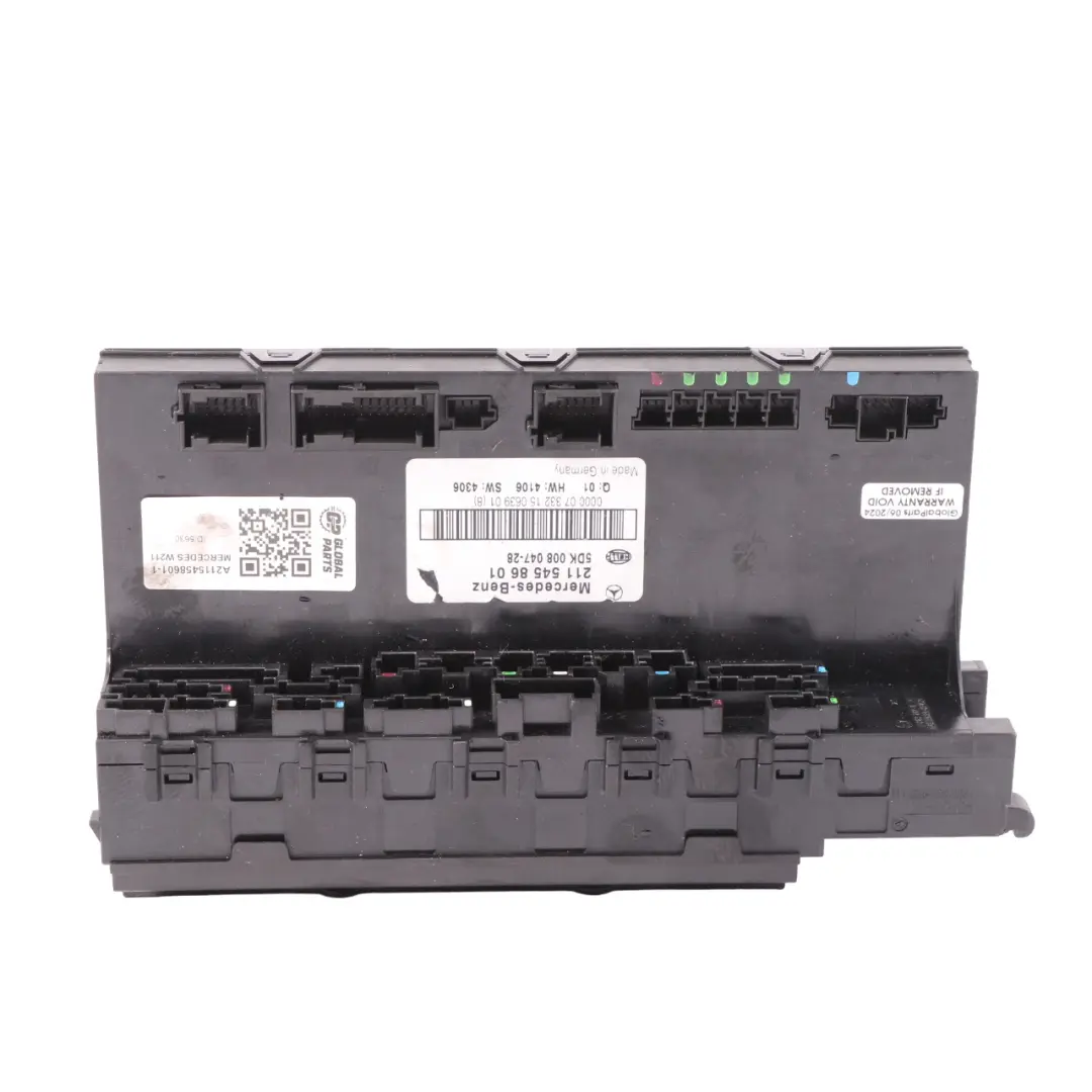  Caja de Fusibles Mercedes W211 CLS C219 Módulo SAM Trasero Relé Unidad Control - SKU A2115458601-1 - Número de pieza A2115458601