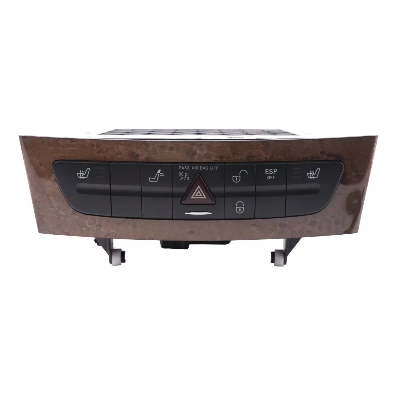 Mercedes W211 Instrument Panel Center Switch Panel Wood Cover A2116803152
