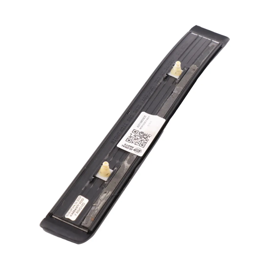 Mercedes W211 Door Sill Step Plate Entrance Cover Rear Right O/S - SKU A2116805835 - Part number A2116805835