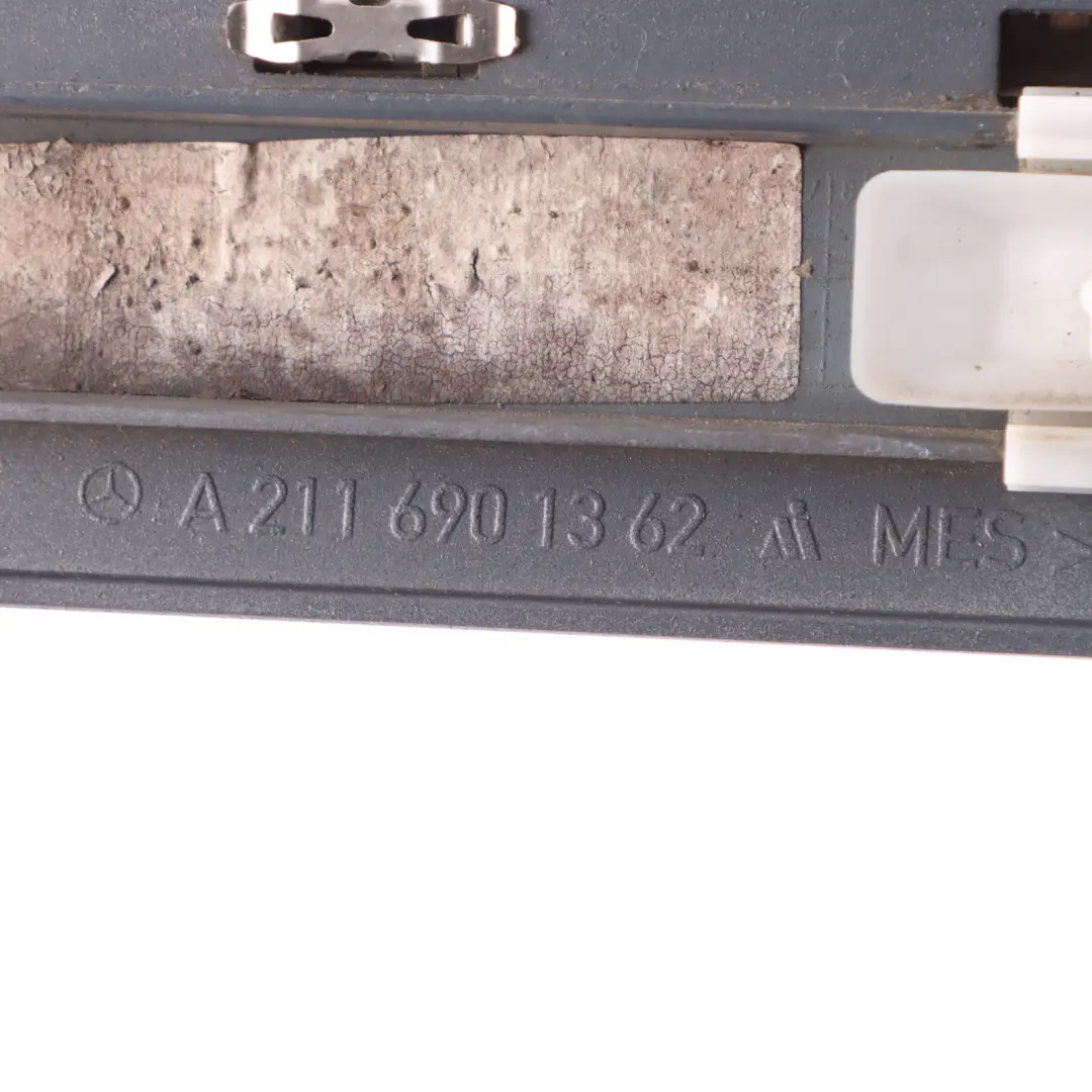 Door Strip Rear Left N/S Moulding Designo Varicolor Cashmere - 036 to Mercedes W211 with Part number A2116901362 Mercedes W211 Door Strip Rear Left N/S Moulding Designo Varicolor Cashmere - 036 - SKU A2116901362-DVIV - Part number A2116901362