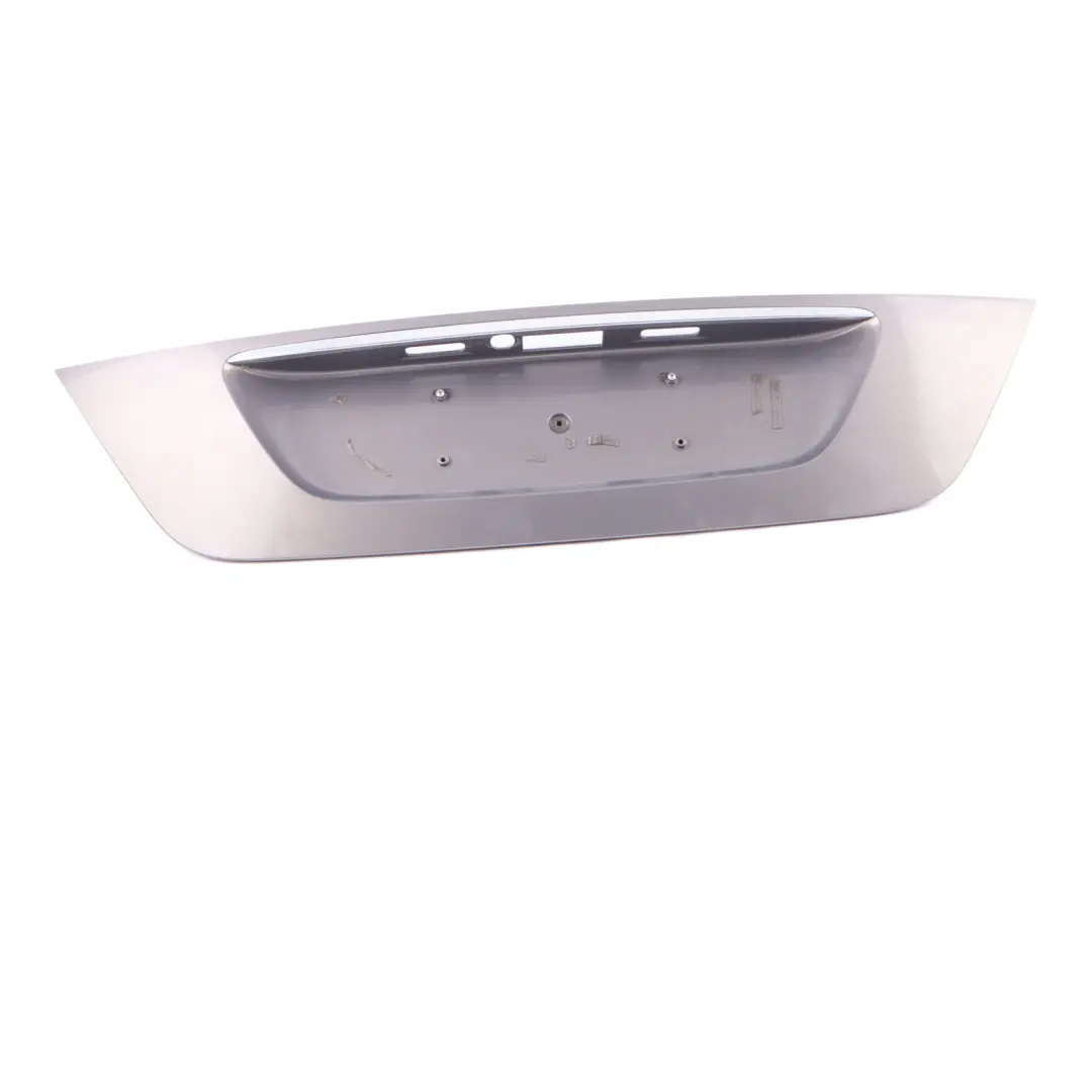 Mercedes W211 Trunk Boot Number Plate Trim Panel Designo Varicolor Cashmere 036 - SKU A2117500237-DVIV - Part number A2117500237