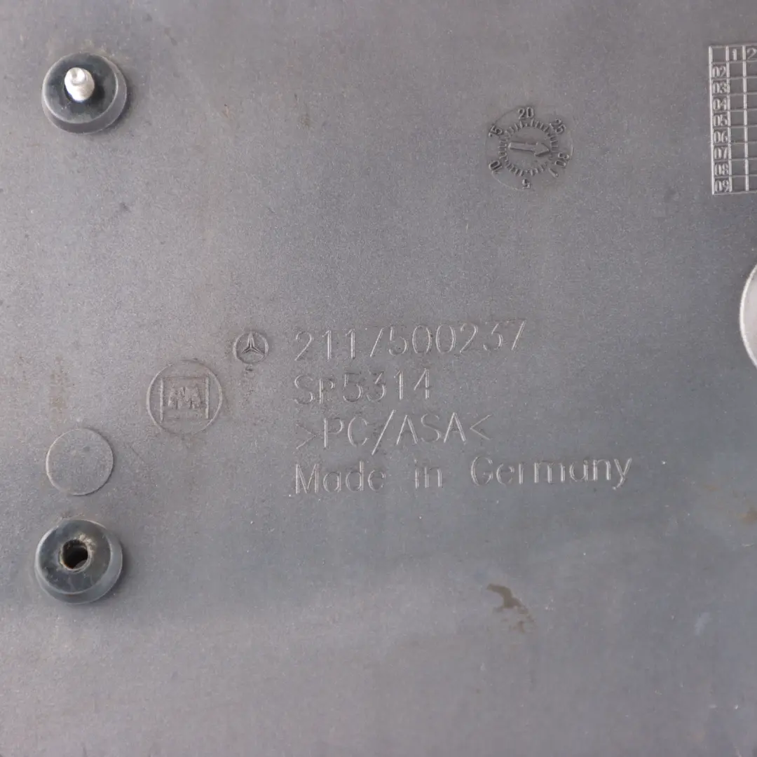 Trunk Boot Number Plate Trim Panel Designo Varicolor Cashmere 036 to Mercedes W211 with Part number A2117500237 Mercedes W211 Trunk Boot Number Plate Trim Panel Designo Varicolor Cashmere 036 - SKU A2117500237-DVIV - Part number A2117500237