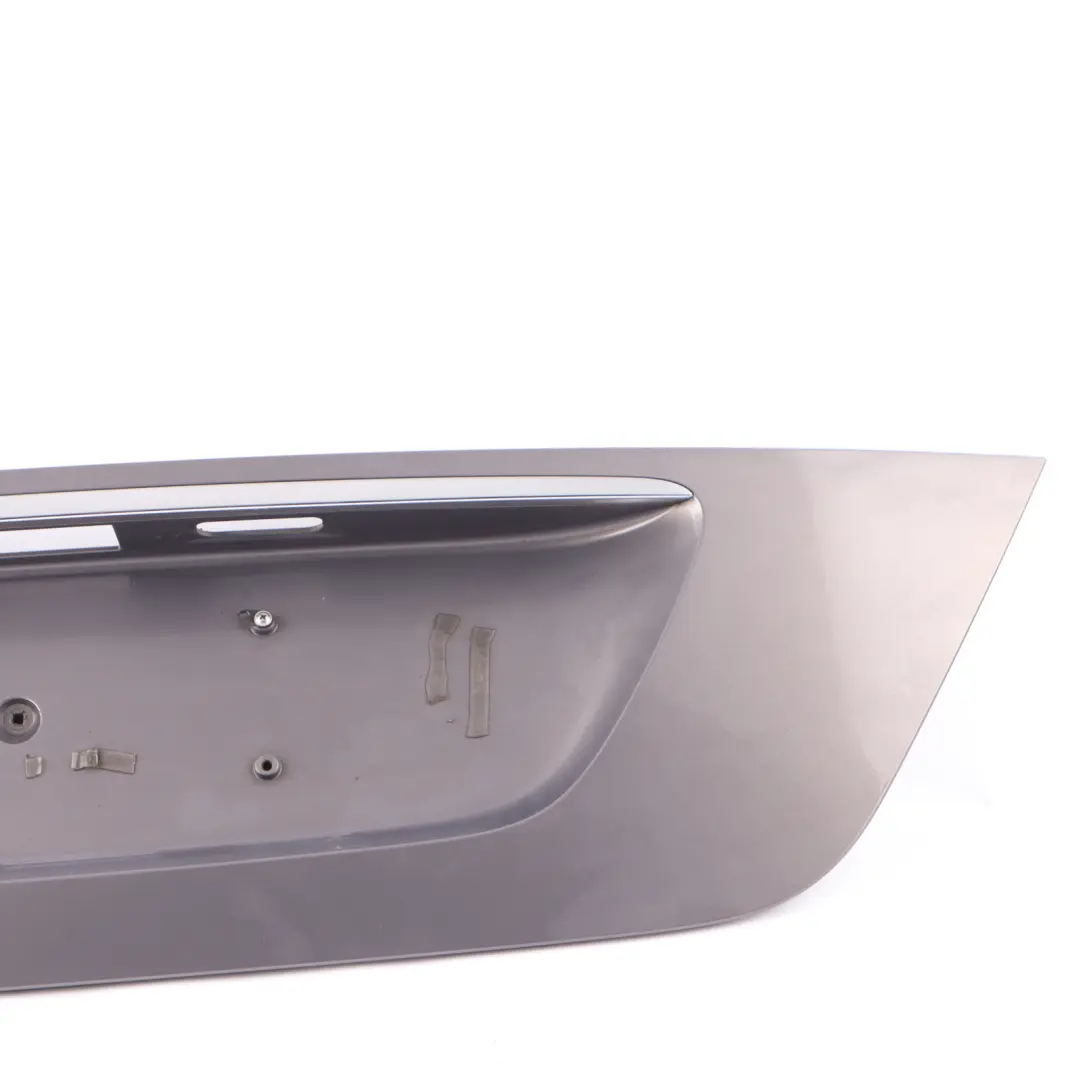 Mercedes W211 Trunk Boot Number Plate Trim Panel Designo Varicolor Cashmere 036 - SKU A2117500237-DVIV - Part number A2117500237