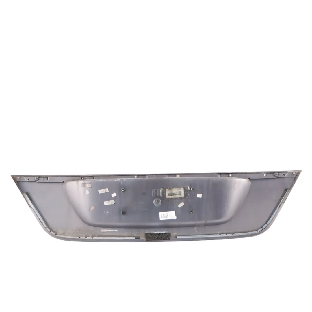 Mercedes W211 Trunk Boot Number Plate Trim Panel Designo Varicolor Cashmere 036 - SKU A2117500237-DVIV - Part number A2117500237