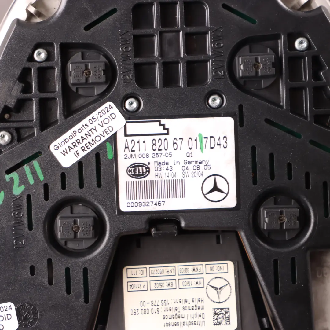 Roof Light Interior Reading Lamp Switch Panel to Mercedes W211 with Part number A2118206701 Mercedes W211 Roof Light Interior Reading Lamp Switch Panel - SKU A2118206701 - Part number A2118206701