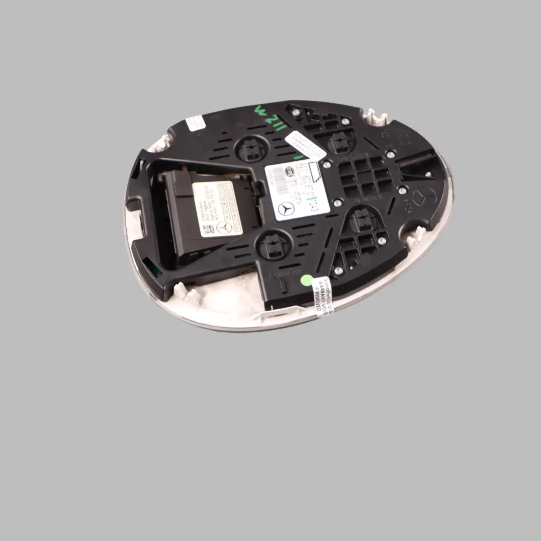 Roof Light Interior Reading Lamp Switch Panel to Mercedes W211 with Part number A2118206701 Mercedes W211 Roof Light Interior Reading Lamp Switch Panel - SKU A2118206701 - Part number A2118206701