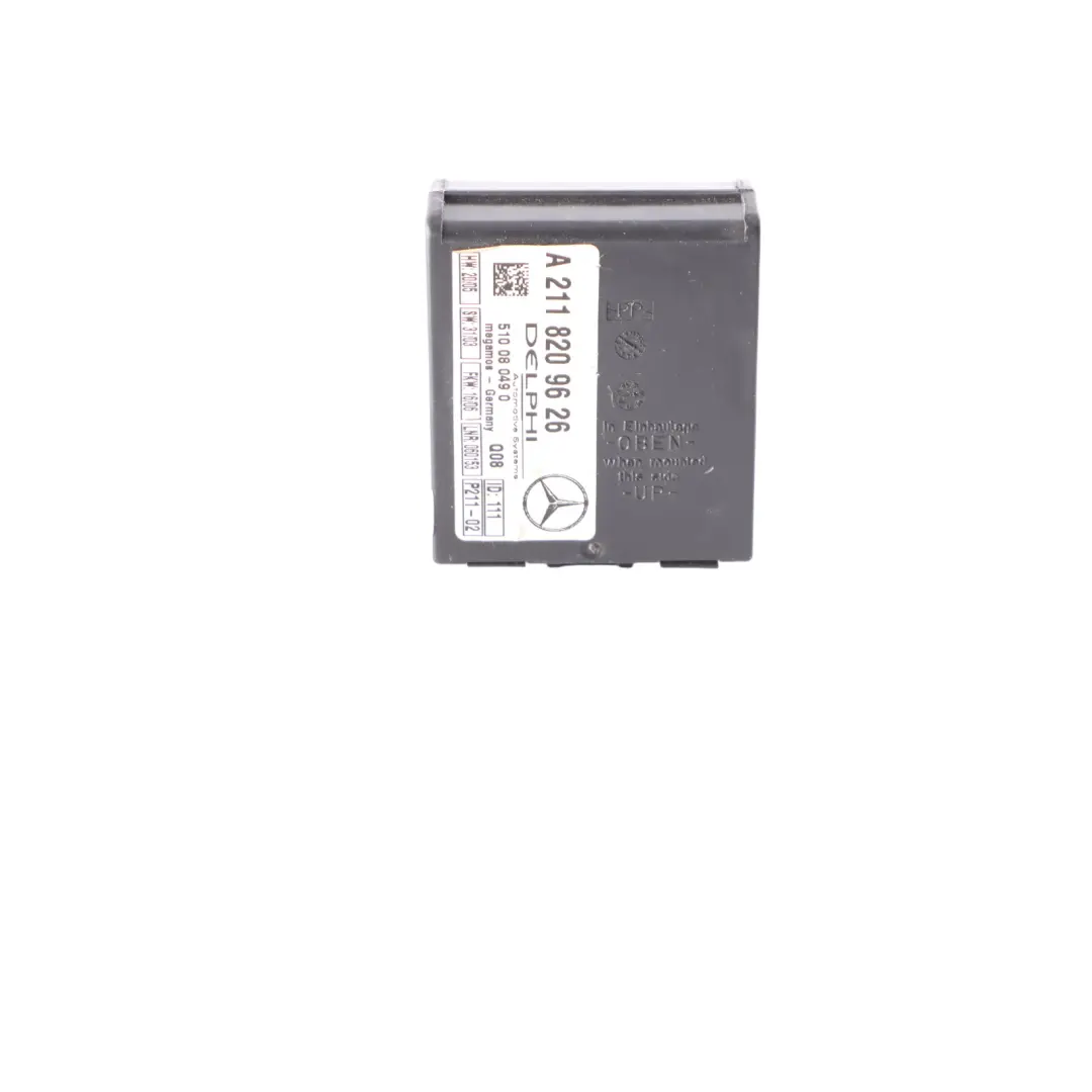 W219 Module contrôle d'alarme ECU pour Mercedes W211 à propos du numéro de pièce A2118209626 Mercedes W211 W219 Module contrôle d'alarme ECU - SKU A2118209626 - Numéro de pièce A2118209626
