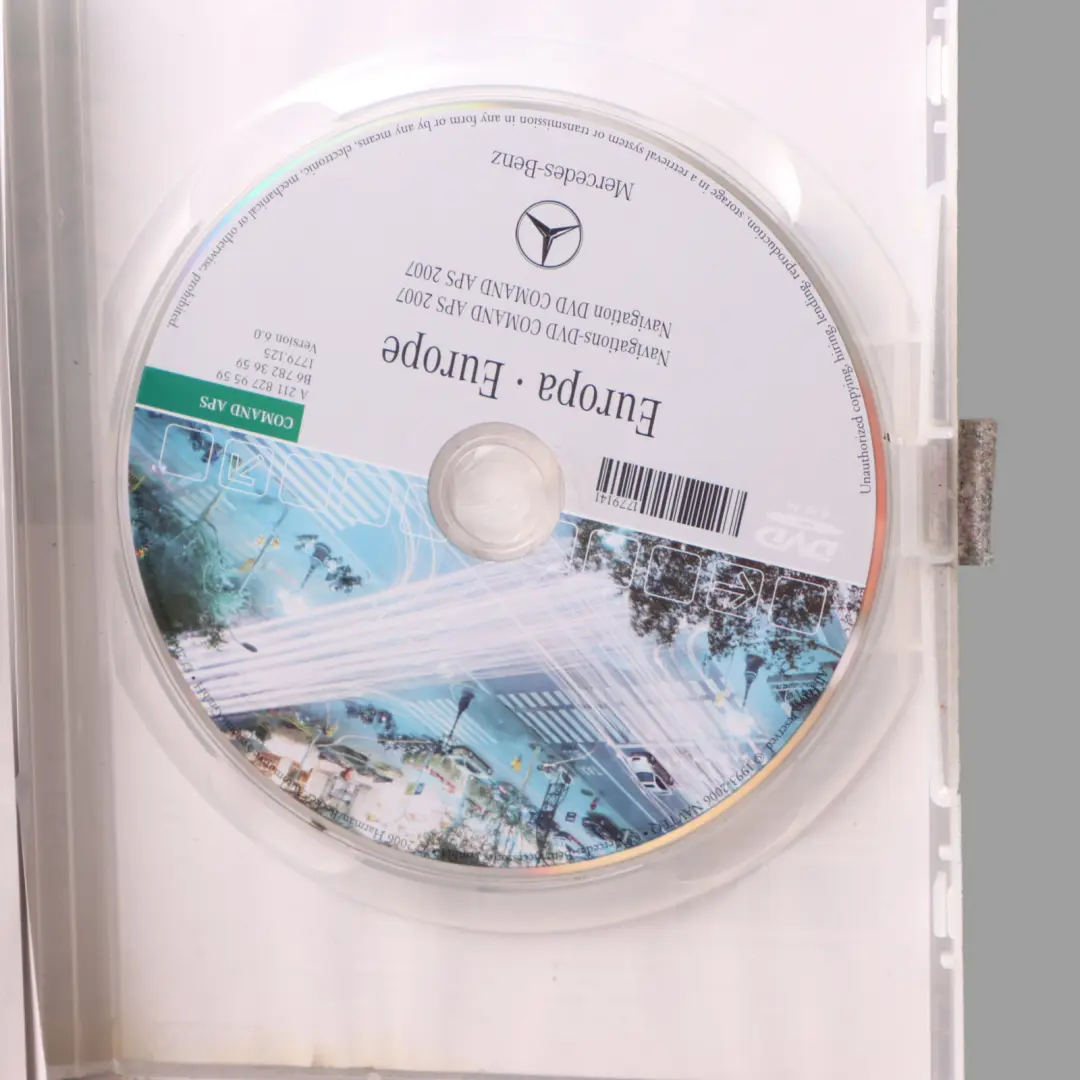 Navigation CD Road Map Europe APS 2007 to Mercedes with Part number A2118279559 Mercedes Navigation CD Road Map Europe APS 2007 - SKU A2118279559 - Part number A2118279559