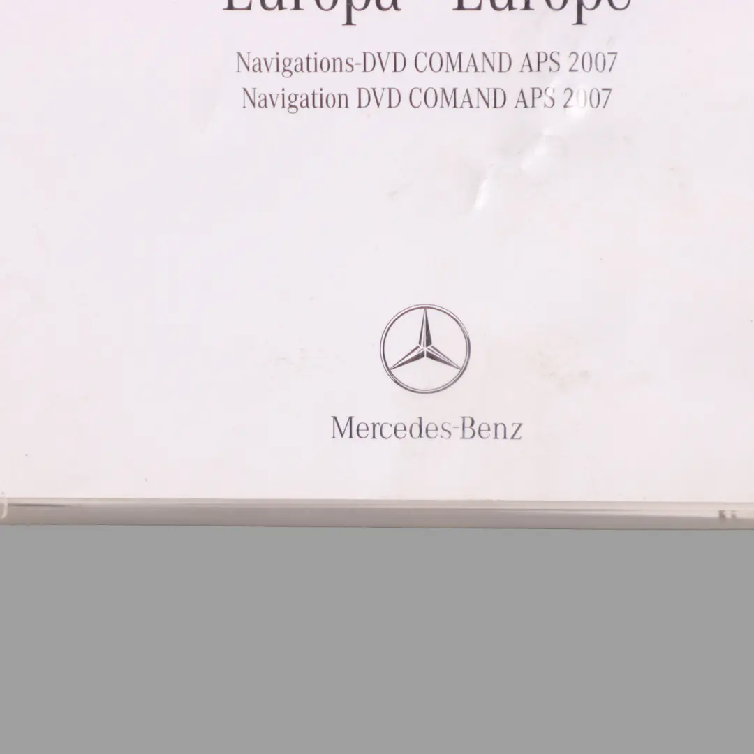 Mercedes Navigation CD Road Map Europe APS 2007 - SKU A2118279559 - Part number A2118279559