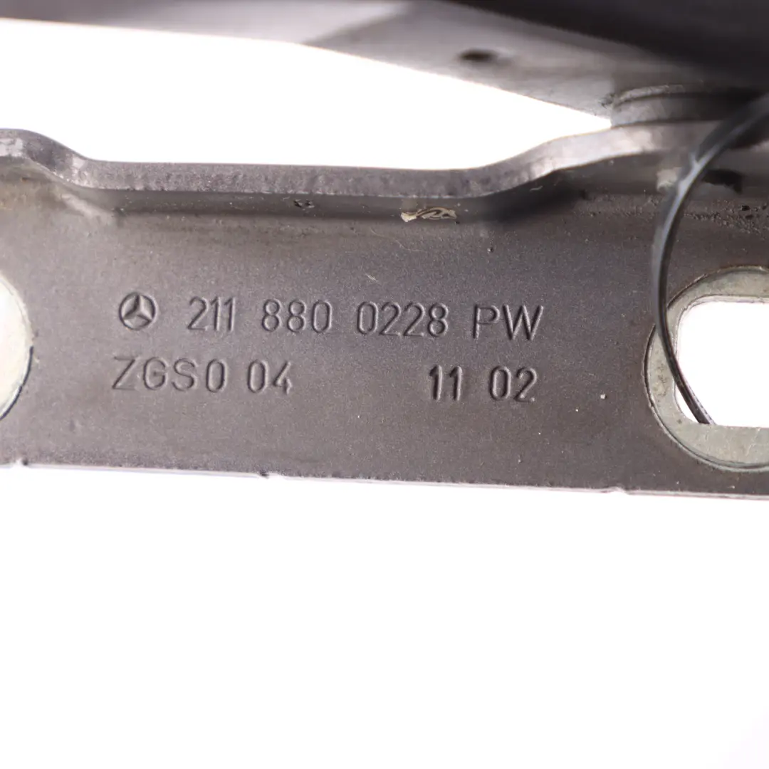 Mercedes W211 W220 Bonnet Hood Hinge Right O/S Designo Varicolor Cashmere - 036 - SKU A2118800228-DVIV - Part number A2118800228