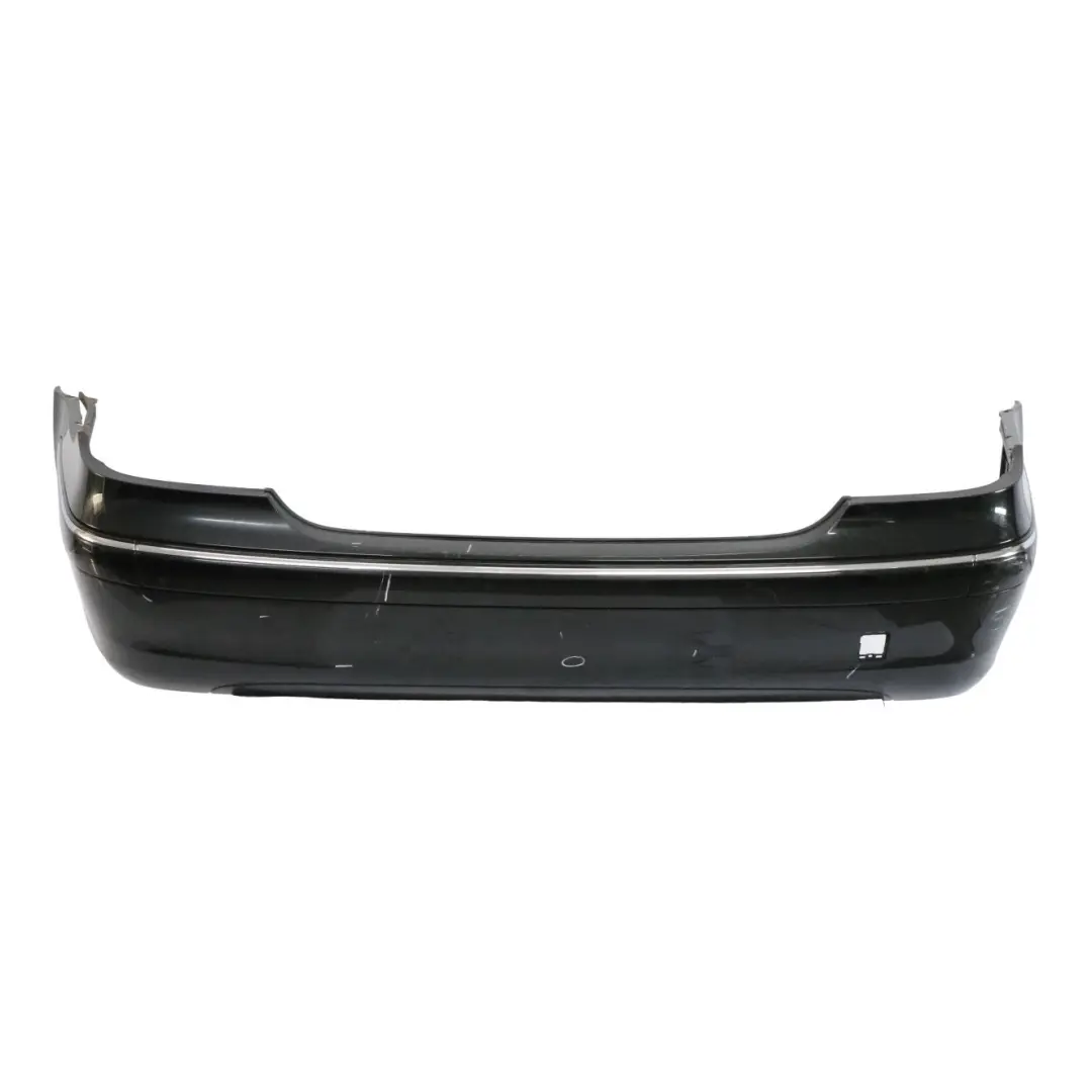 Bumper Trim Panel Cover Obsidian Black Metallic - 197 to Mercedes W211 Rear with Part number A2118800740 Mercedes W211 Rear Bumper Trim Panel Cover Obsidian Black Metallic - 197 - SKU A2118800740-OB1 - Part number A2118800740