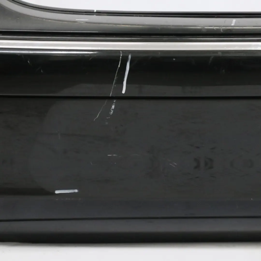 Mercedes W211 Rear Bumper Trim Panel Cover Obsidian Black Metallic - 197 - SKU A2118800740-OB1 - Part number A2118800740
