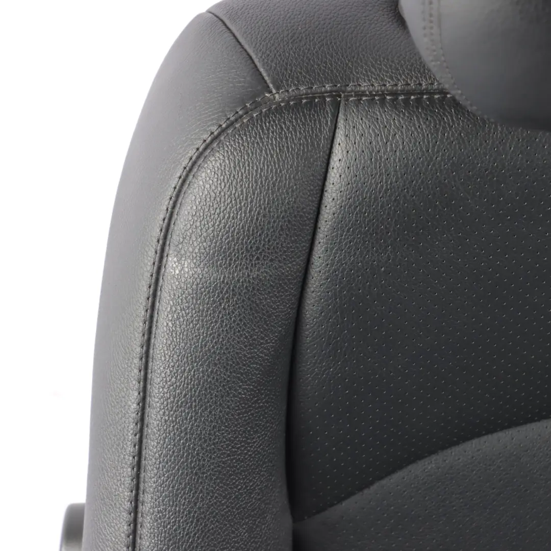 Mercedes W211 Front Seat Left N/S Heated Leather Nappa Black Semi Aniline - SKU A2119101393-1 - Part number A2119101393