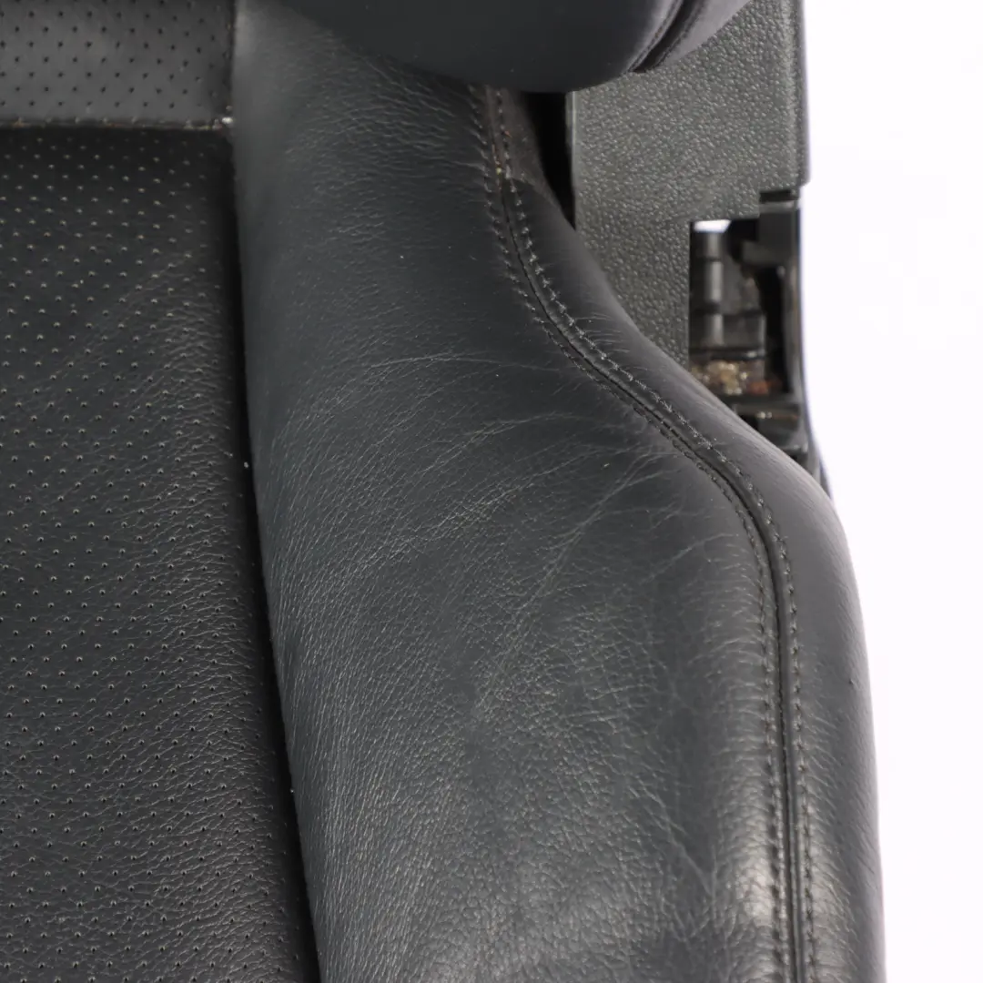 Front Seat Left N/S Heated Leather Nappa Black Semi Aniline to Mercedes W211 with Part number A2119101393 Mercedes W211 Front Seat Left N/S Heated Leather Nappa Black Semi Aniline - SKU A2119101393-1 - Part number A2119101393