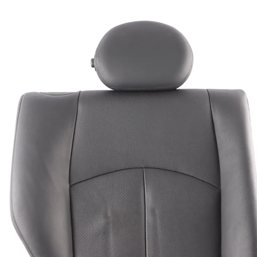 Right Seat O/S Leather Backrest Black to Mercedes W211 S211 Estate Rear with Part number A2119203647 Mercedes W211 S211 Estate Rear Right Seat O/S Leather Backrest Black - SKU A2119203647-1 - Part number A2119203647