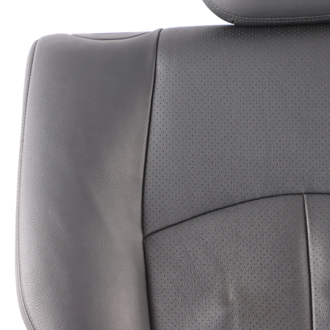 Right Seat O/S Leather Backrest Black to Mercedes W211 S211 Estate Rear with Part number A2119203647 Mercedes W211 S211 Estate Rear Right Seat O/S Leather Backrest Black - SKU A2119203647-1 - Part number A2119203647