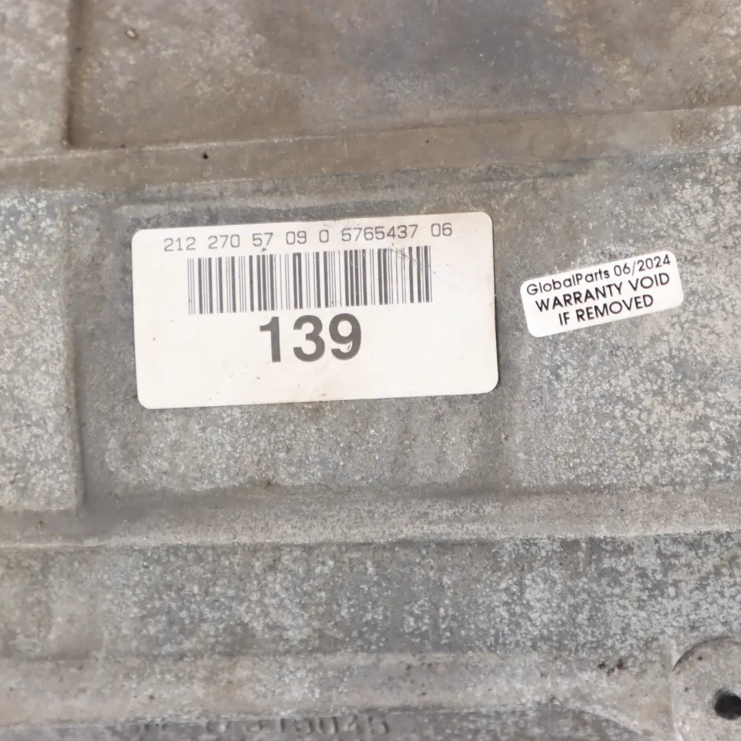 Gearbox Mercedes W204 C207 W212 722903 722.903 2122705709 WARRANTY to Automatic with Part number A2122707409 Automatic Gearbox Mercedes W204 C207 W212 722903 722.903 2122705709 WARRANTY - SKU A2122707409 - Part number A2122707409