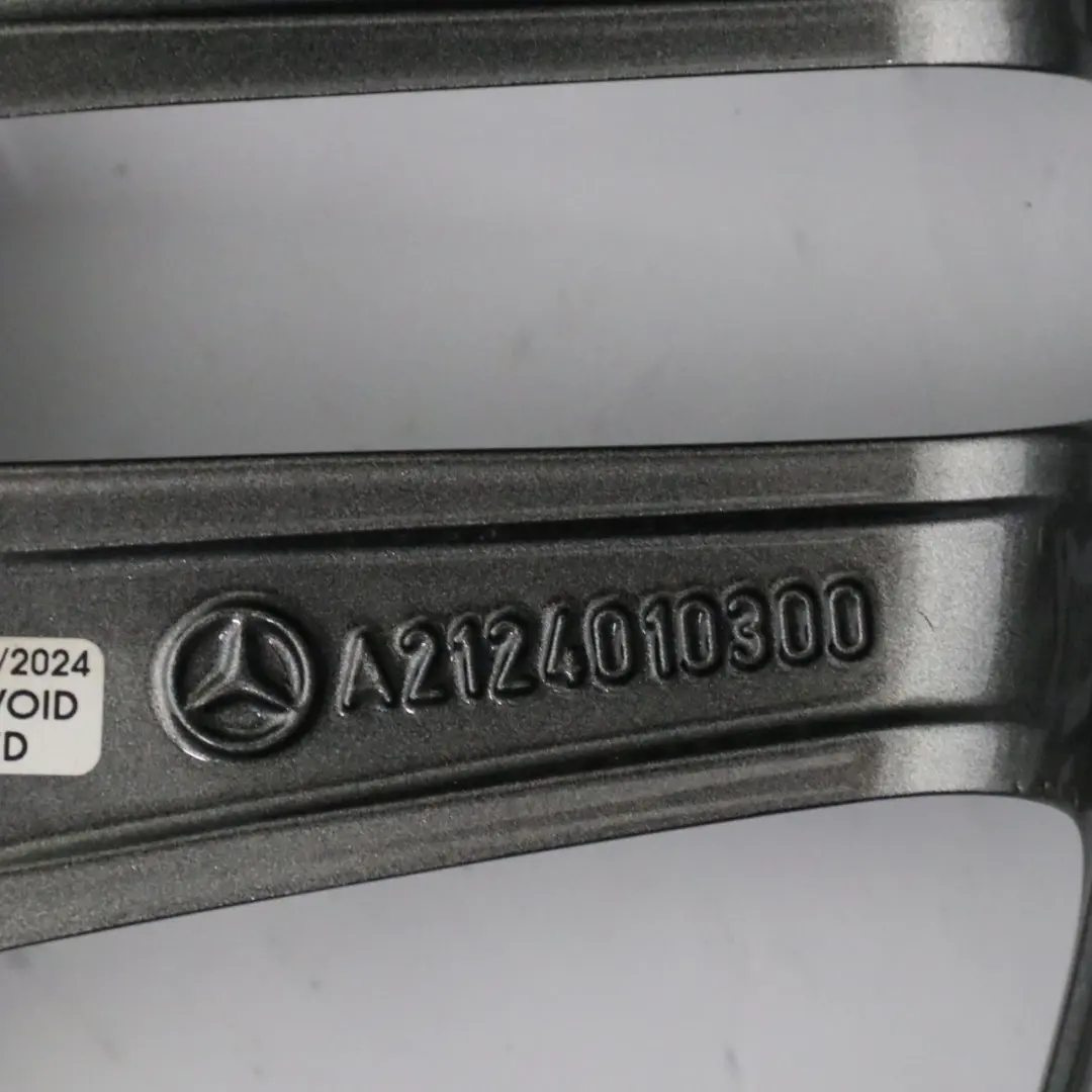  Llanta de aleación Mercedes W212 AMG 5 radios dobles 18" ET:48 8.5J - SKU A2124010300 - Número de pieza A2124010300