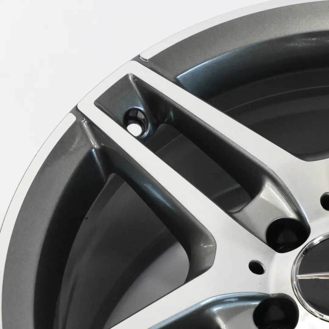 Mercedes W207 W212 AMG Cerchio lega a 5 doppie razze 18" ET:48 8.5J - SKU A2124010300 - Numero di parte A2124010300