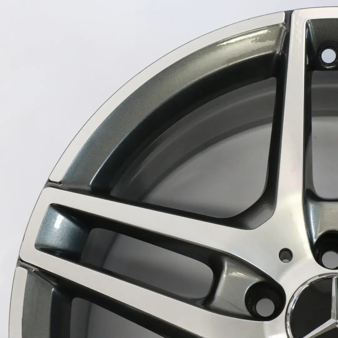 Mercedes W212 AMG Rear Wheel Alloy Rim 5-Double Spoke 18" ET:54 9J - SKU A2124010400 - Part number A2124010400