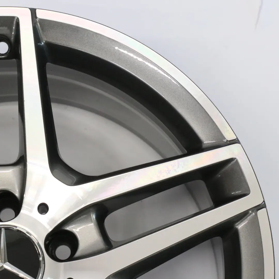 Mercedes W212 AMG Rear Wheel Alloy Rim 5-Double Spoke 18" ET:54 9J - SKU A2124010400 - Part number A2124010400