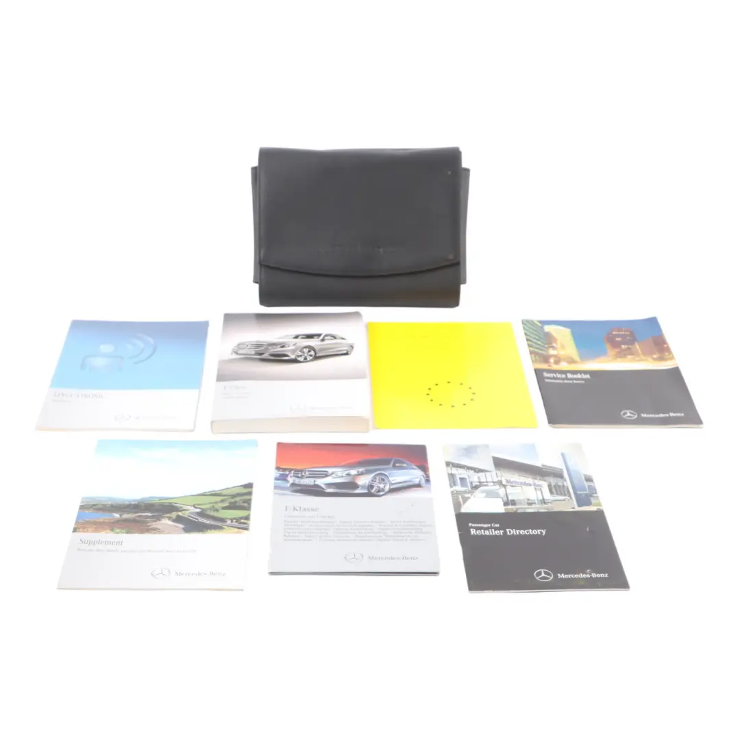 Mercedes W212 E Class Owner's Manual Service Booklet CD Case Wallet - SKU A2125847700 - Part number A2125847700