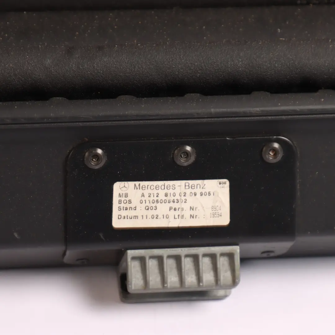 Roller Blind Trunk Parcel Shelf Roller Cover to Mercedes S212 with Part number A2128100209 Mercedes S212 Roller Blind Trunk Parcel Shelf Roller Cover - SKU A2128100209 - Part number A2128100209