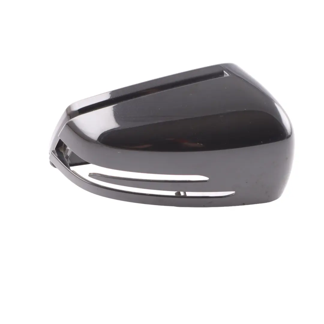 Mercedes W204 W212 Panneau d'habillage Rétroviseur Droit Noir Obsidien - 197 - SKU A2128106000-OB - Numéro de pièce A2128106000