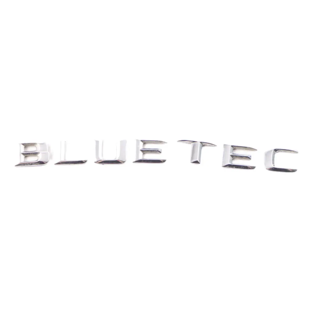 Emblem Lettering Rear BlueTEC Trunk Tailgate Adhered to Mercedes W212 with Part number A2128177415 Mercedes W212 Emblem Lettering Rear BlueTEC Trunk Tailgate Adhered - SKU A2128177415 - Part number A2128177415