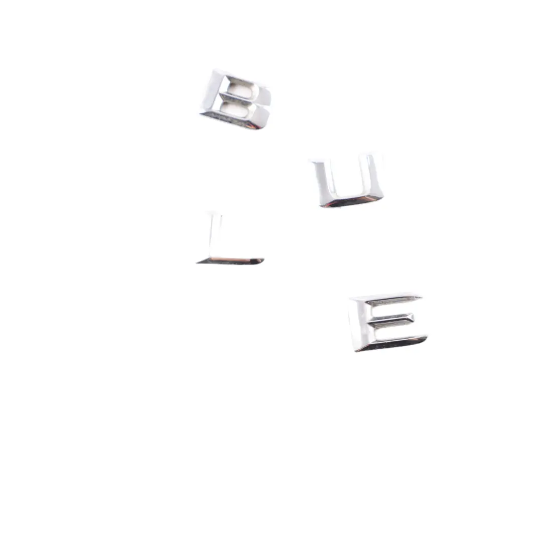 Emblem Lettering Rear BlueTEC Trunk Tailgate Adhered to Mercedes W212 with Part number A2128177415 Mercedes W212 Emblem Lettering Rear BlueTEC Trunk Tailgate Adhered - SKU A2128177415 - Part number A2128177415