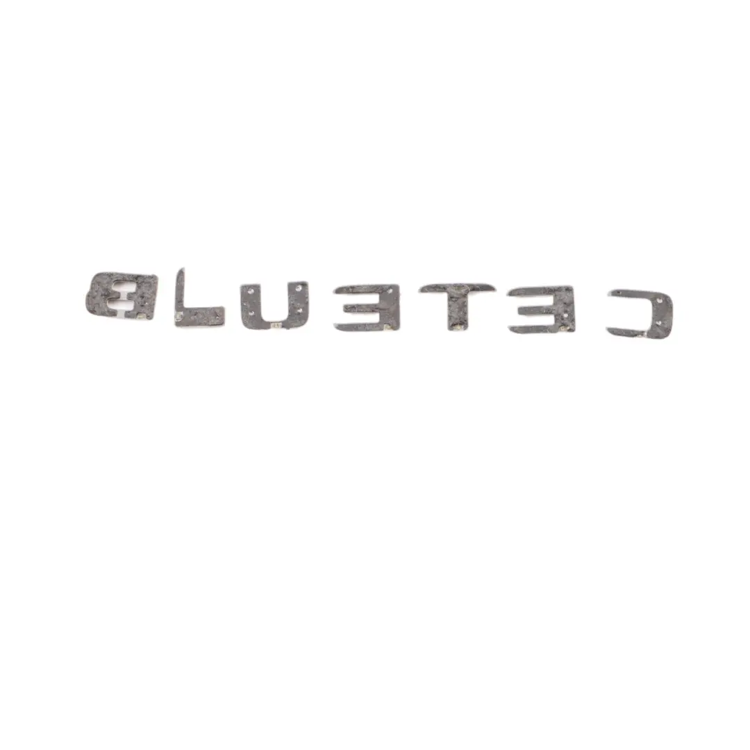 Emblem Lettering Rear BlueTEC Trunk Tailgate Adhered to Mercedes W212 with Part number A2128177415 Mercedes W212 Emblem Lettering Rear BlueTEC Trunk Tailgate Adhered - SKU A2128177415 - Part number A2128177415