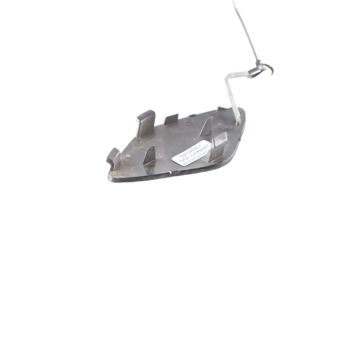 Mercedes W212 Front Bumper Tow Eye Hook Cover Cap Obsidian Black 197 - SKU A2128850526-OB - Part number A2128850526