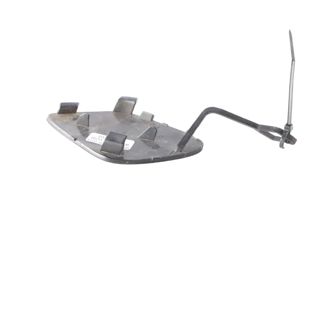 Front Bumper Tow Eye Hook Cover Cap Obsidian Black 197 to Mercedes W212 with Part number A2128850526 Mercedes W212 Front Bumper Tow Eye Hook Cover Cap Obsidian Black 197 - SKU A2128850526-OB - Part number A2128850526