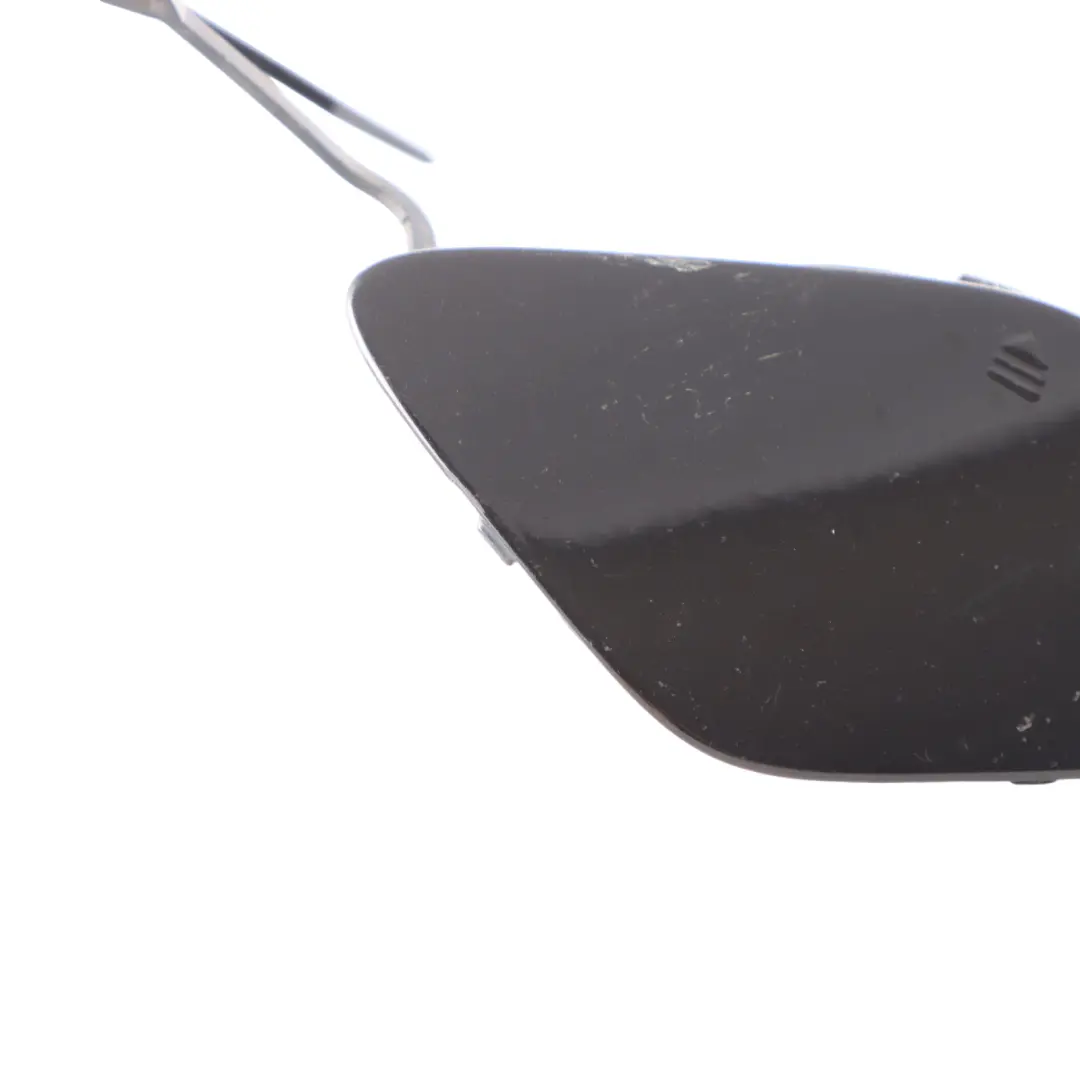 Mercedes W212 Front Bumper Tow Eye Hook Cover Cap Obsidian Black 197 - SKU A2128850526-OB - Part number A2128850526