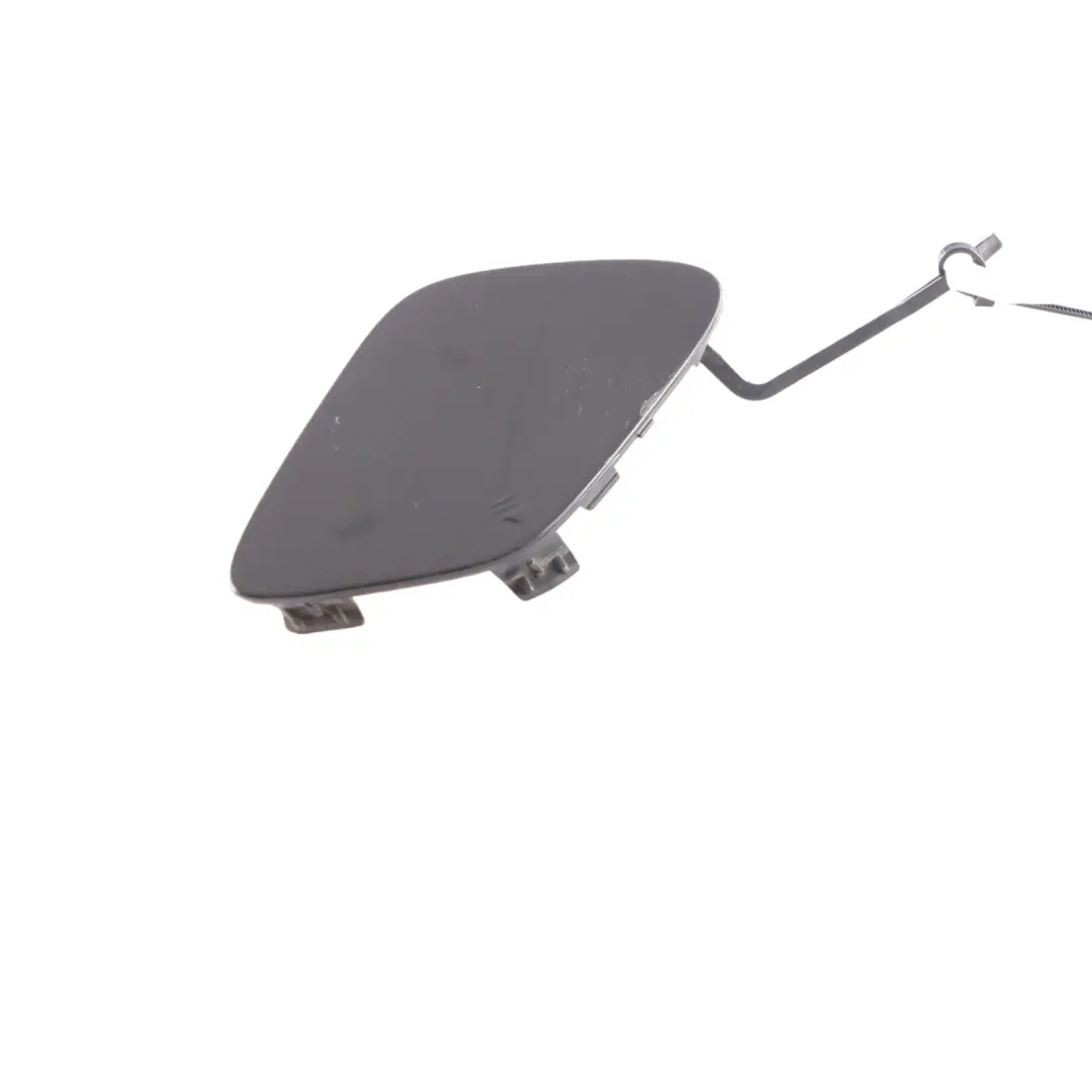 Front Bumper Tow Eye Hook Cover Cap Obsidian Black 197 to Mercedes W212 with Part number A2128850526 Mercedes W212 Front Bumper Tow Eye Hook Cover Cap Obsidian Black 197 - SKU A2128850526-OB - Part number A2128850526