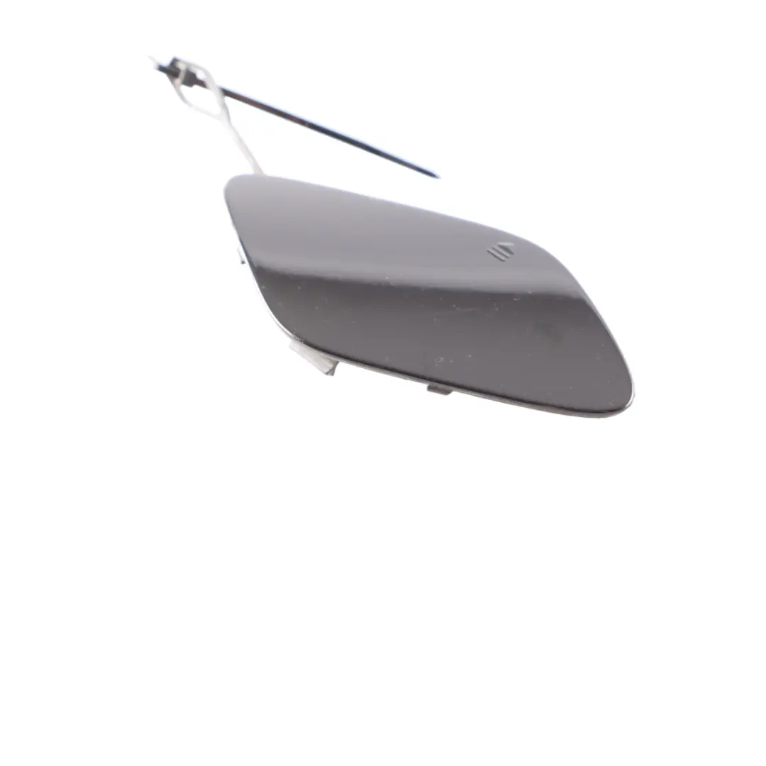 Mercedes W212 Front Bumper Tow Eye Hook Cover Cap Obsidian Black 197 - SKU A2128850526-OB - Part number A2128850526