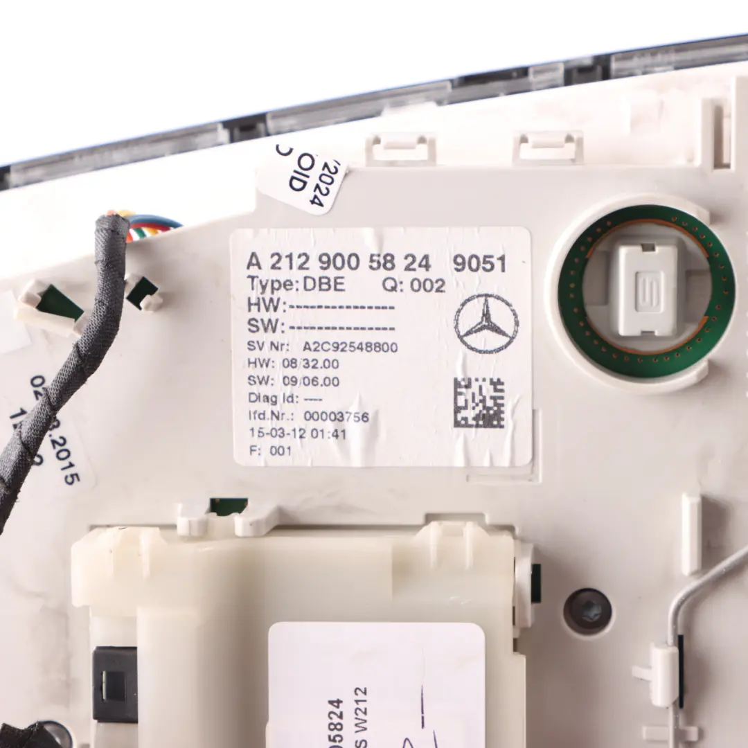  Cabin Lamp Mercedes W212 Interior Roof Light Switch Panel Greige - SKU A2129005824 - Part number A2129005824