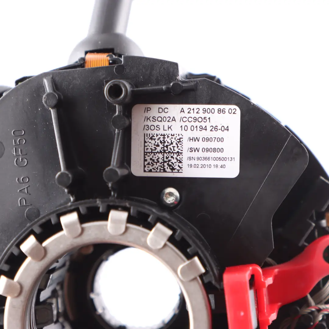 Anillo Interruptor Airbag Indicador para Volante Mercedes W212 con número de pieza A2129008602 Volante Mercedes W212 Anillo Interruptor Airbag Indicador - SKU A2129008602-1 - Número de pieza A2129008602