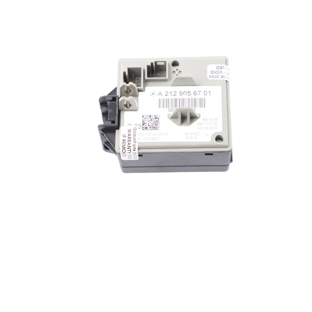  Key Reader Mercedes W204 W212 Ignition Switch Lock Control Unit - SKU A2129056701 - Part number A2129056701