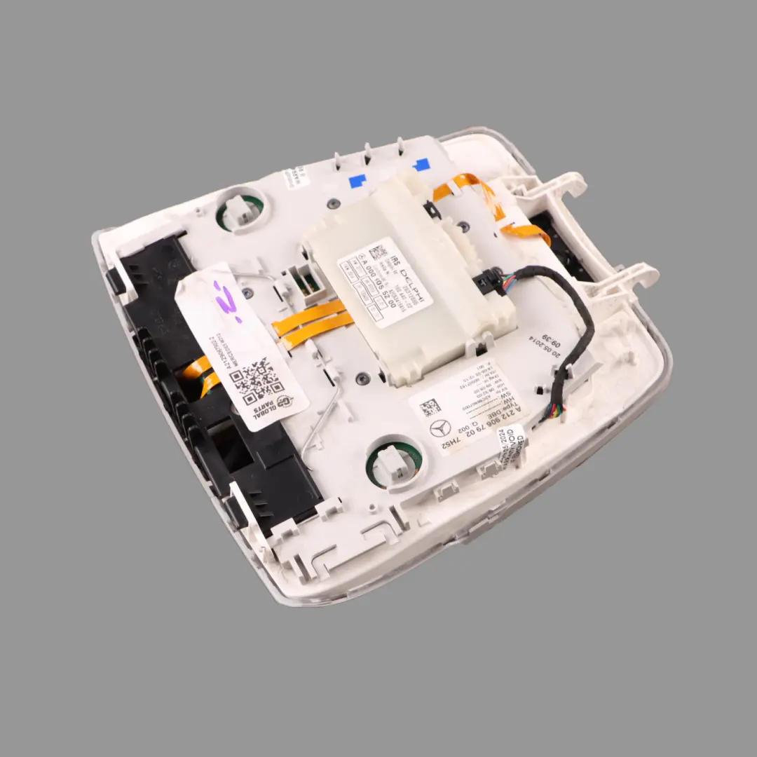 Mercedes W212 Roof Light Reading Lamp Interior Switch Panel Grey - SKU A2129067902-2 - Part number A2129067902