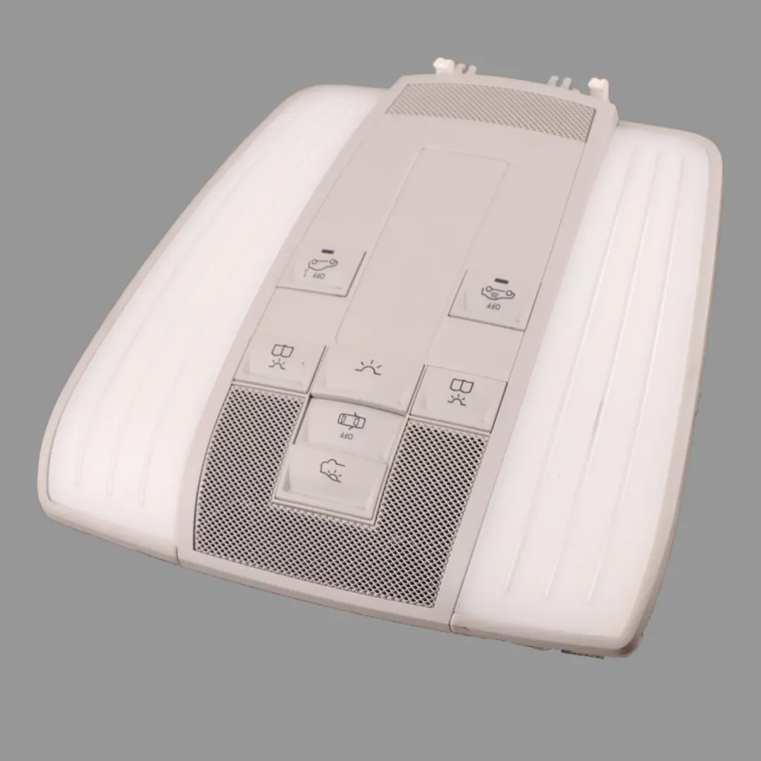 Roof Light Reading Lamp Interior Switch Panel Grey to Mercedes W212 with Part number A2129067902 Mercedes W212 Roof Light Reading Lamp Interior Switch Panel Grey - SKU A2129067902-2 - Part number A2129067902