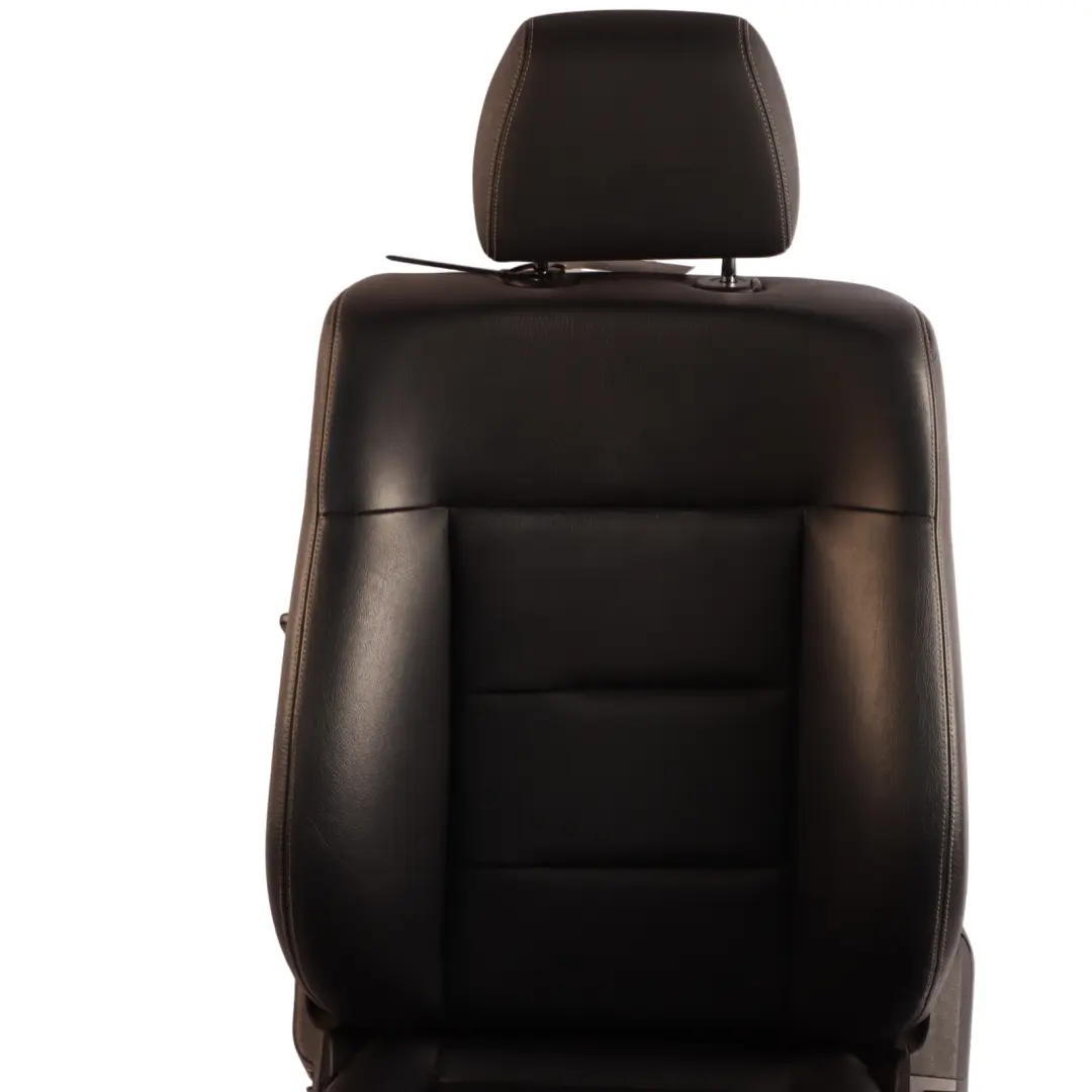 Mercedes W212 Front Seat Left N/S Electric Black Leather - SKU A2129105147-1 - Part number A2129105147