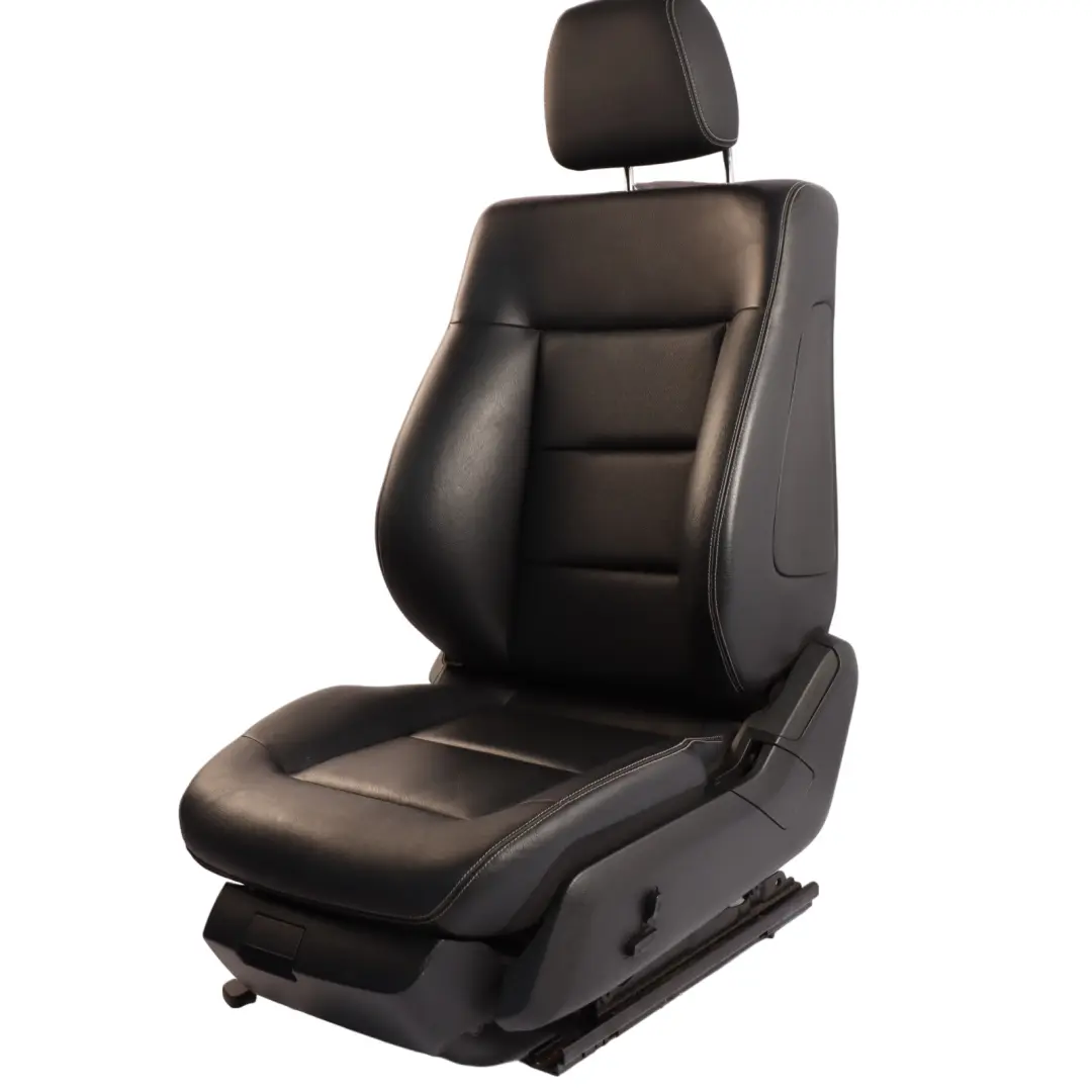 Mercedes W212 Front Seat Left N/S Electric Black Leather - SKU A2129105147-1 - Part number A2129105147