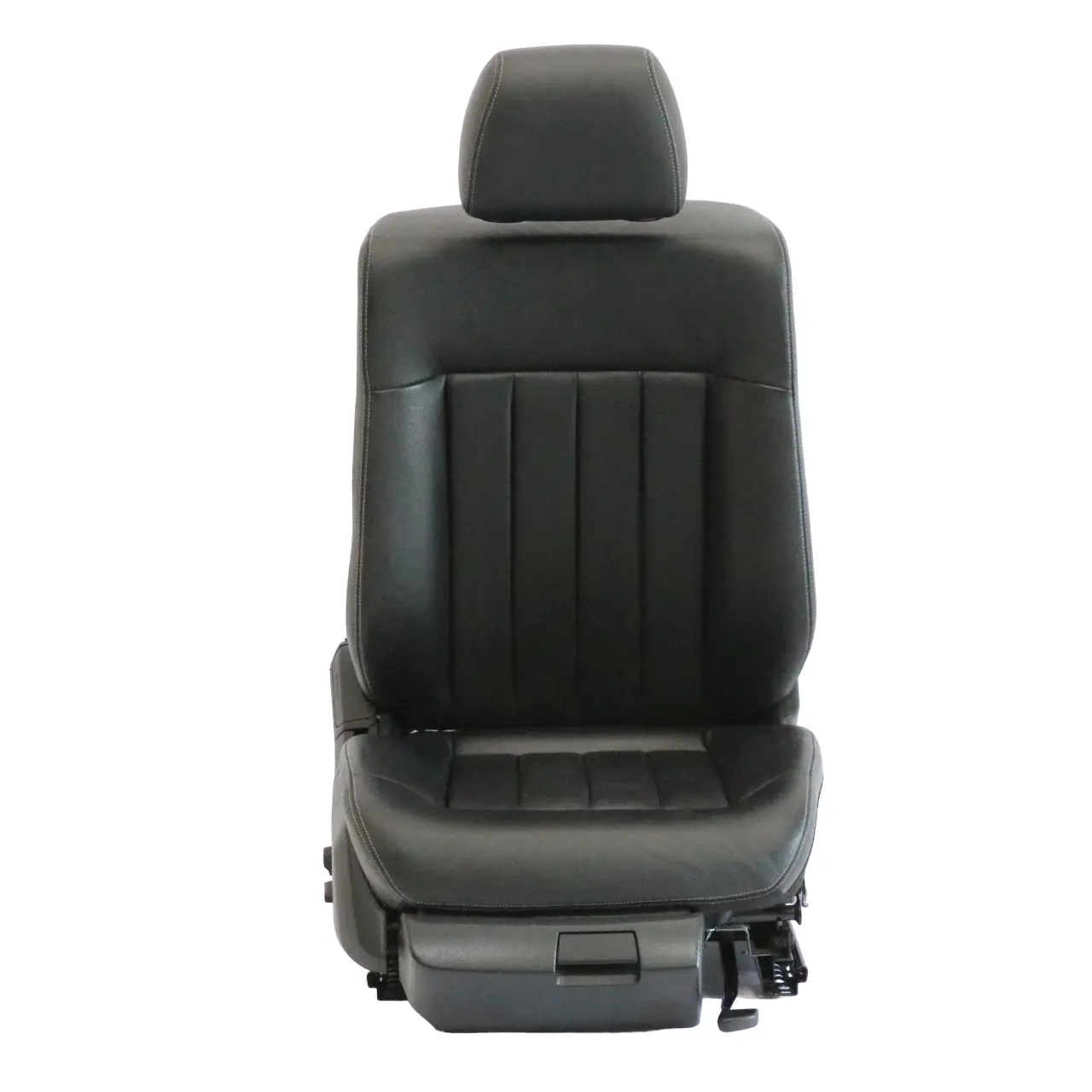 Sedile anteriore Mercedes W212 in pelle nera Nappa destra elettrico