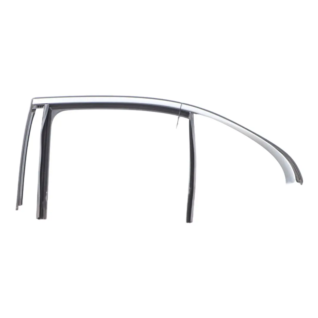 Mercedes W213 Door Seal Window Rear Left N/S Guide Frame Chrome - SKU A2137357300 - Part number A2137357300