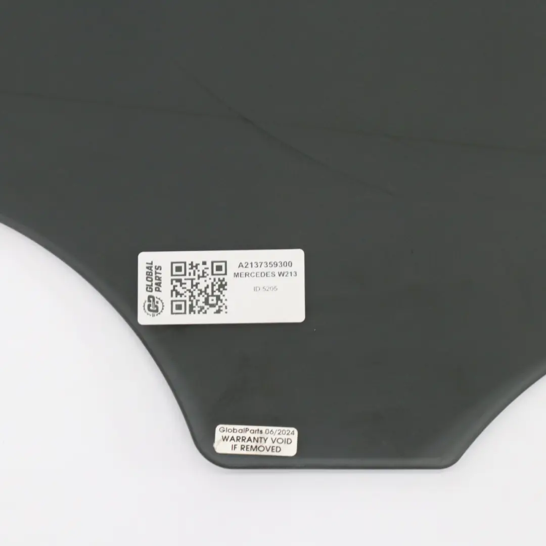 Mercedes W213 Vidrio Lateral Puerta Trasera Izquierda Tintado - SKU A2137359300 - Número de pieza A2137359300