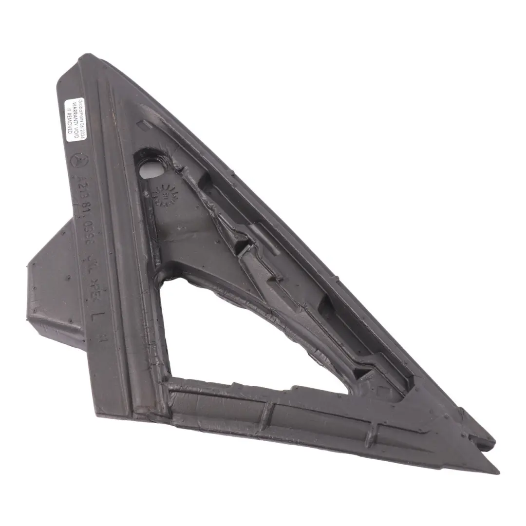 Mercedes W213 Seal Wing Mirror Trim Insulation Left N/S Triangle - SKU A2138110398 - Part number A2138110398