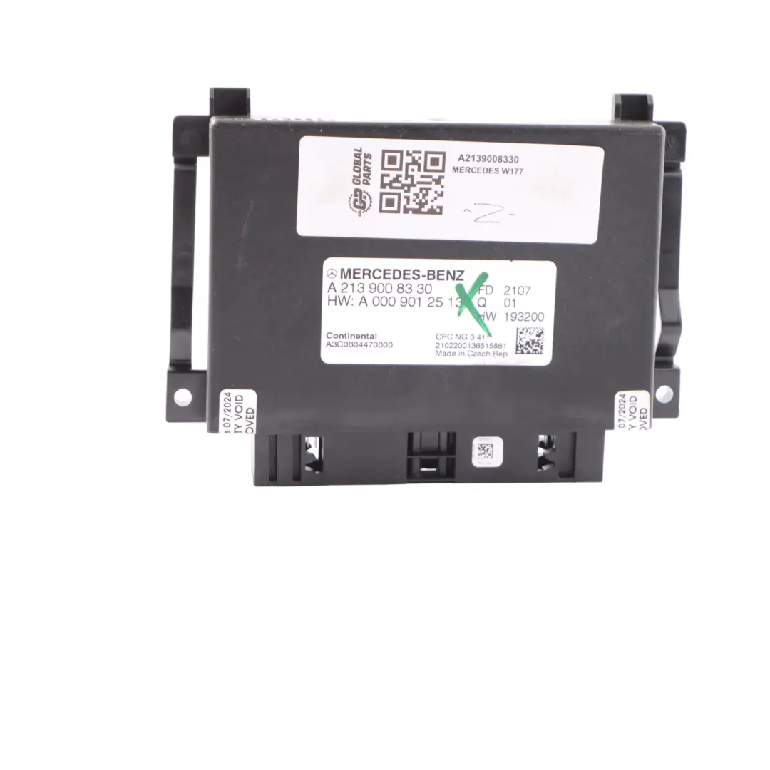 Mercedes W177 W213 W247 Automatic Gearbox Control Unit Module ECU - SKU A2139008330 - Part number A2139008330